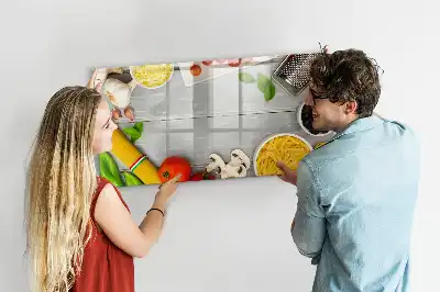 Beschreibbare Magnettafel Zutaten