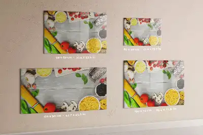 Beschreibbare Magnettafel Zutaten