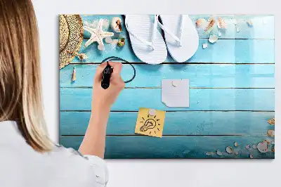 Schreib-Magnettafel als Urlaubszubehör