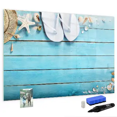 Schreib-Magnettafel als Urlaubszubehör