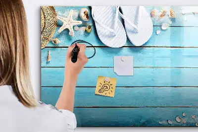Schreib-Magnettafel als Urlaubszubehör