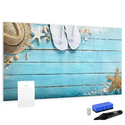 Schreib-Magnettafel als Urlaubszubehör