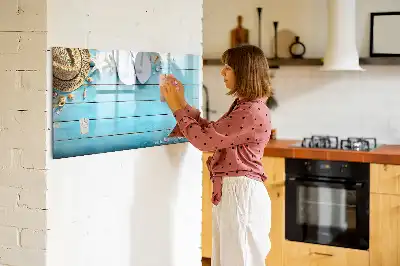 Schreib-Magnettafel als Urlaubszubehör