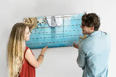 Schreib-Magnettafel als Urlaubszubehör