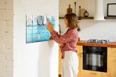 Schreib-Magnettafel als Urlaubszubehör