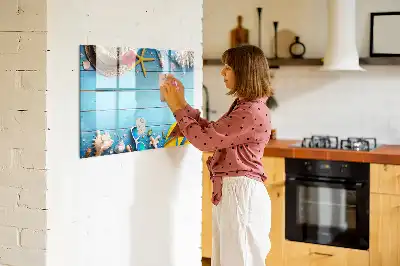 Schreib-Magnettafel als Strandzubehör