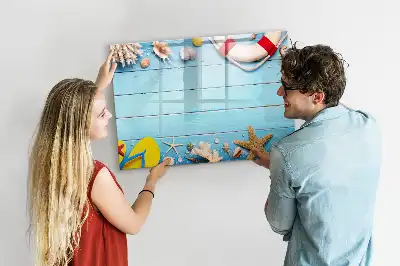 Beschreibbare Magnettafel für Strand-Gadgets