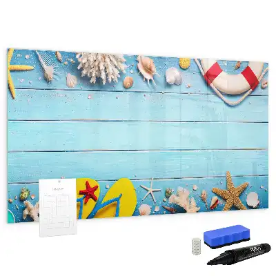 Beschreibbare Magnettafel für Strand-Gadgets