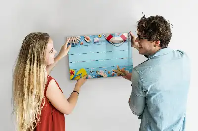 Beschreibbare Magnettafel für Strand-Gadgets