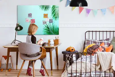 Magnettafel mit Motiv Exotische Blätter