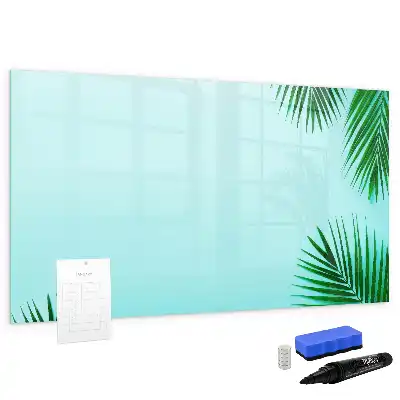 Magnettafel mit Motiv Exotische Blätter