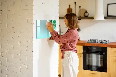 Magnettafel mit Motiv Exotische Blätter
