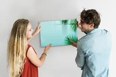 Magnettafel mit Motiv Exotische Blätter
