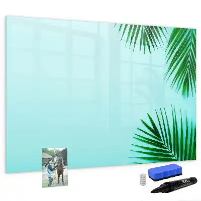 Magnettafel mit Motiv Exotische Blätter