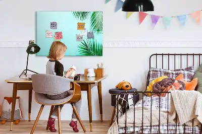 Magnettafel mit Motiv Exotische Blätter