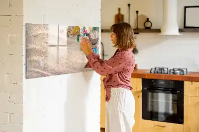 Beschreibbare Magnettafel als Sommerzubehör