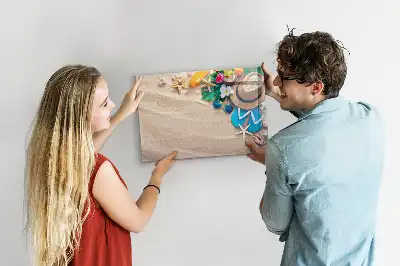 Beschreibbare Magnettafel als Sommerzubehör