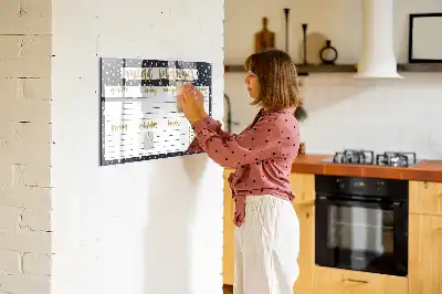 Himmlischer Mahlzeitenplaner beschreibbare Magnettafel