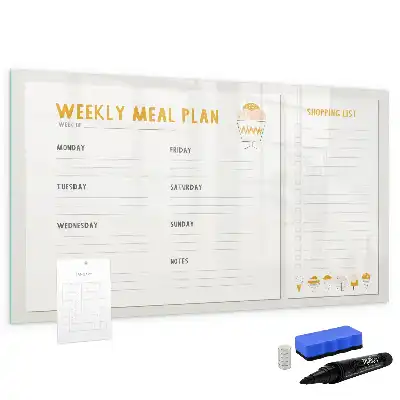 Schreib-Magnettafel zur Mahlzeitenplanung