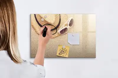 Beschreibbare Magnettafel aus der Kategorie Sommerzubehör