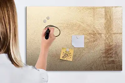 Schreib-Magnettafel mit Motiv abstrakte Blätter