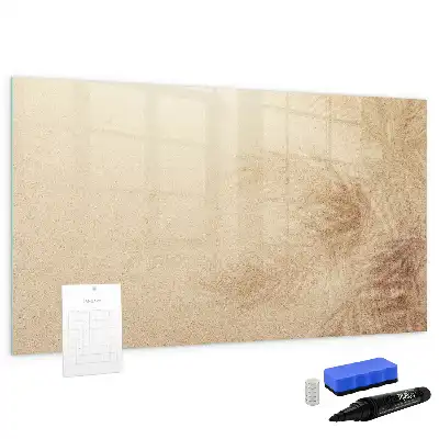 Schreib-Magnettafel mit Motiv abstrakte Blätter