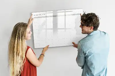 Beschreibbare Magnettafel in minimalistischem Design für Menüs