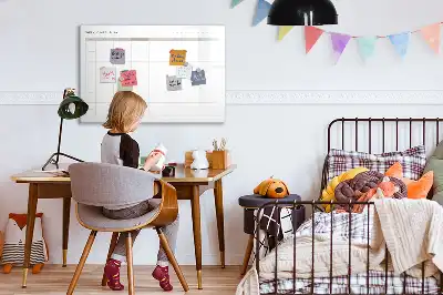 Beschreibbare Magnettafel in minimalistischem Design für Menüs