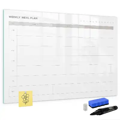 Schreib-Magnettafel mit Design Einfaches Menü