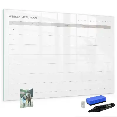 Schreib-Magnettafel mit Design Einfaches Menü