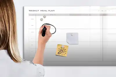 Schreib-Magnettafel mit Design Einfaches Menü