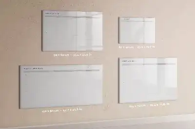 Schreib-Magnettafel mit Design Einfaches Menü