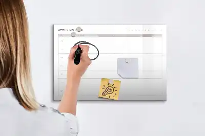 Schreib-Magnettafel mit Design Einfaches Menü
