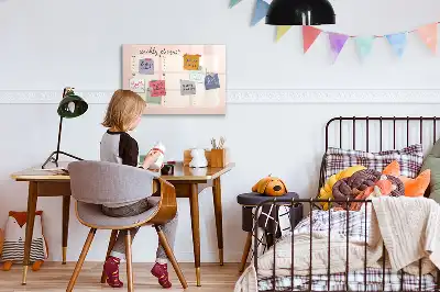Schreib-Magnettafel bezaubernder Wochenplaner