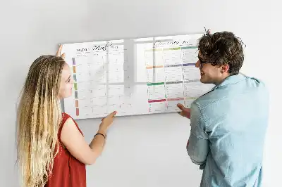 Schreib-Magnettafel für das Wochenmenü