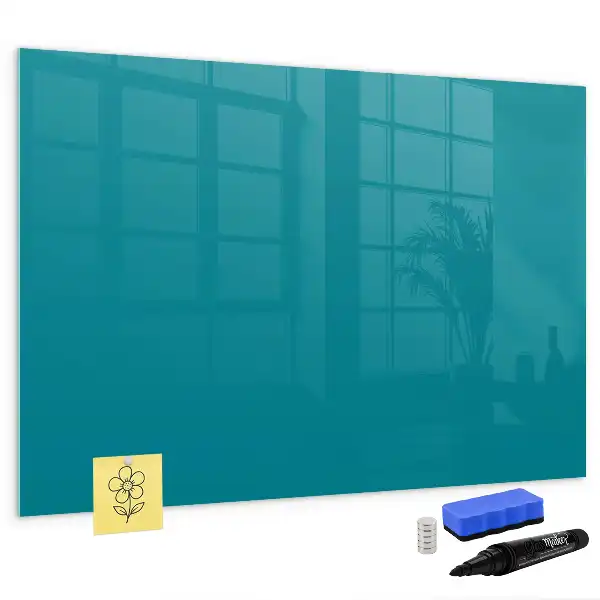 Beschreibbare Magnettafel in Dunkelblau