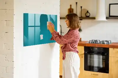 Beschreibbare Magnettafel in Dunkelblau