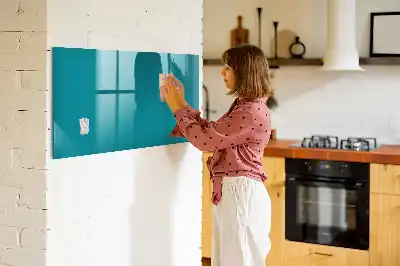 Beschreibbare Magnettafel in Dunkelblau