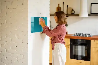 Beschreibbare Magnettafel in Dunkelblau