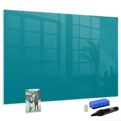 Beschreibbare Magnettafel in Dunkelblau