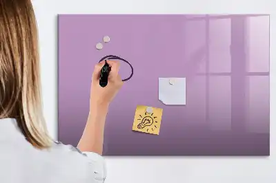 Beschreibbare Magnettafel in Flieder