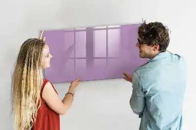 Beschreibbare Magnettafel in Flieder