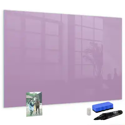 Beschreibbare Magnettafel in Flieder