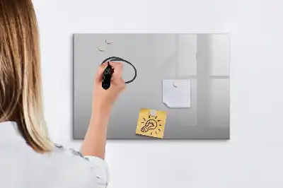 Schreib-Magnettafel in Hellgrau