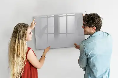 Schreib-Magnettafel in Hellgrau