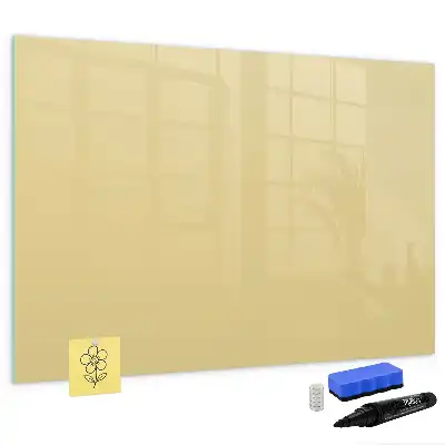 Schreib-Magnettafel in Creme