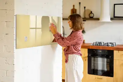 Schreib-Magnettafel in Creme
