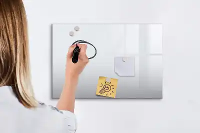 Beschreibbare Magnettafel in Off-White