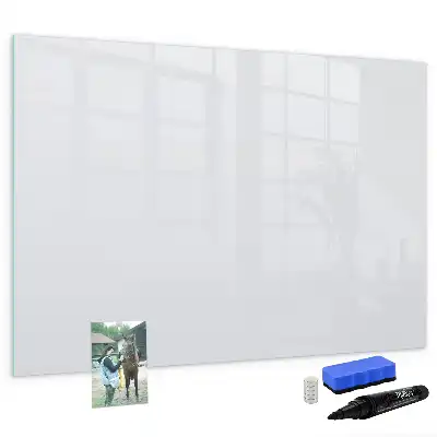 Beschreibbare Magnettafel in Off-White