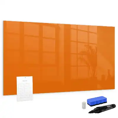 Schreib-Magnettafel in Orange